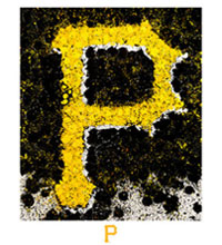 Pittsburgh Pirates team logo fine art