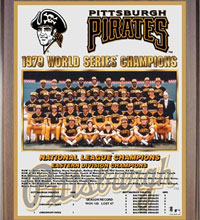 Pittsburgh Pirates 1979 champions Healy plaque