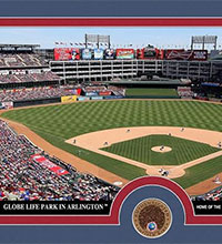 Rangers Ballpark infield dirt photomint