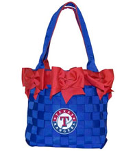 Texas Rangers grosgrain ribbon purses