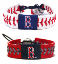 Boston Red Sox baseball seam bracelets