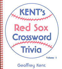Red Sox crossword puzzle book