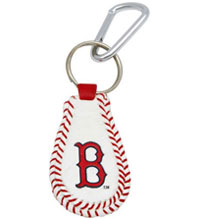 Boston Red Sox baseball key chain