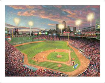 Fenway Park painting by Thomas Kinkade