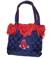 Boston Red Sox grosgrain ribbon purses