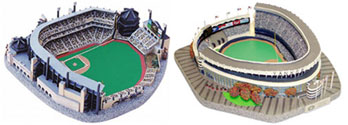 Baseball stadium replicas