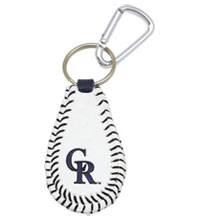 Colorado Rockies baseball key chain