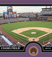 Coors Field infield dirt photomint