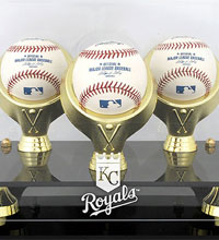 Royals acrylic baseball display cases