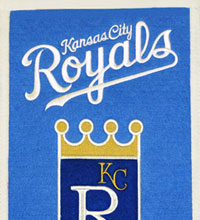 Kansas City Royals heritage logo banner