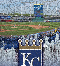 Royals stadium and logo puzzle