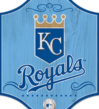 Kansas City Royals wooden sign