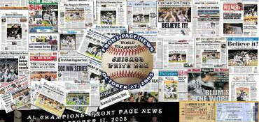 Chicago White Sox front page news poster
