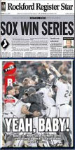 White Sox Front Page News collage poster