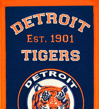 Detroit Tigers heritage logo banner