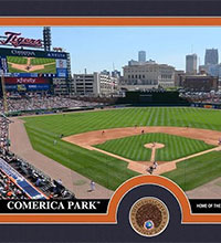 Comerica Park infield dirt photomint