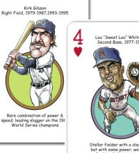 Detroit Tigers baseball heroes cards