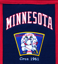 Minnesota Twins heritage logo banner