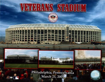 Veterans Stadium implosion
