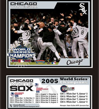 Chicago White Sox 2005 champions plaque