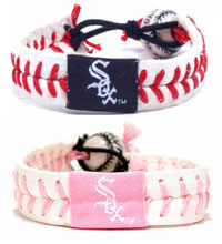Chicago White Sox baseball seam bracelets