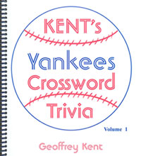 Yankees crossword puzzle book