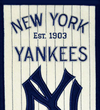 New York Yankees heritage logo banner