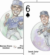 New York Yankees baseball heroes cards