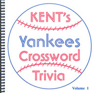Yankees crossword trivia book