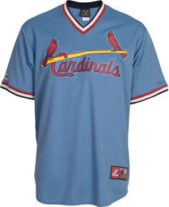 St. Louis Cardinals throwback jersey