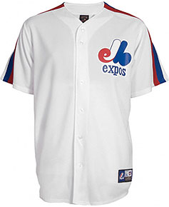 Montreal Expos throwback jersey