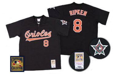 Baltimore Orioles 1993 Cal Ripken alternate home jersey