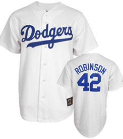 Jackie Robinson Brooklyn Dodgers throwback jersey