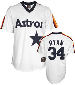 Nolan Ryan Houston Astros throwback jersey