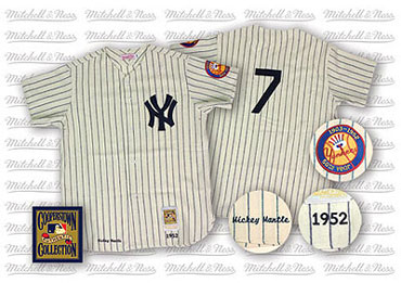 New York Yankees 1952 Mickey Mantle home jersey