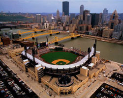Aerial ballpark posters by Mike Smith