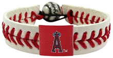 Los Angeles Angels baseball seam bracelet