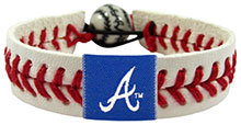 Atlanta Braves baseball seam bracelet