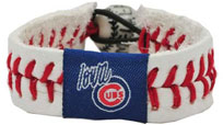 Iowa Cubs baseball seam bracelet