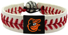 Baltimore Orioles baseball seam bracelet