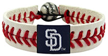 San Diego Padres baseball seam bracelet