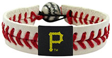 Pittsburgh Pirates baseball seam bracelet