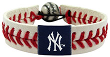 New York Yankees baseball seam bracelet