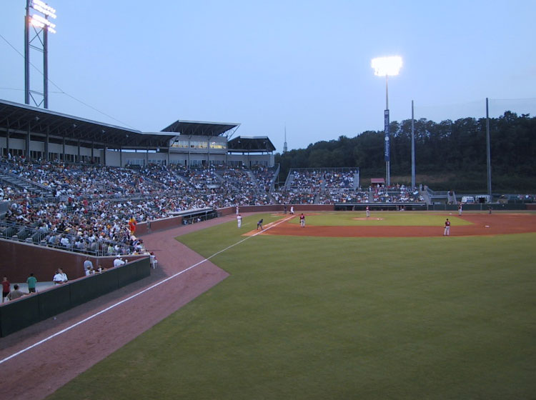 AT&T Field, during its dirt warning track and BellSouth Park days (and nights)