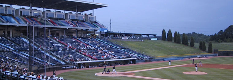 Knights Stadium near Charlotte