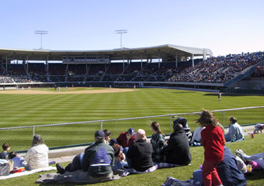 McCoy Stadium berm