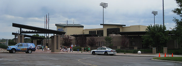 The exterior of Security Service Field