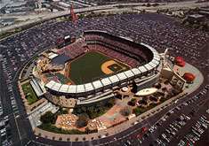 Angel Stadium aerial poster