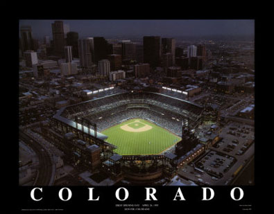 Colorado aerial poster