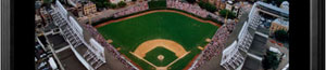 Wrigley Field aerial poster and frame